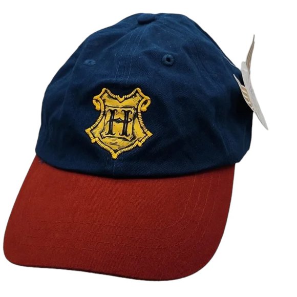 Harry Potter Hogwarts hat Gold Crest logo adjustable cap - Picture 1 of 9